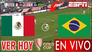 Seleccion Mexico vs Brasil En Vivo  Marca Claro Semifinal Copa Oro W Femenil mexico brasil ver [upl. by Rheba]