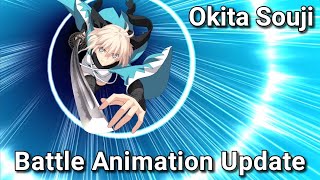 FGO NA Thanksgiving Special 2021 Okita Souji Battle Animation Update  Noble Phantasm Subtitles [upl. by Heins]