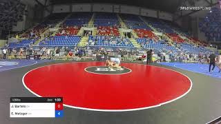 126 Lbs Consi Of 64 2  Jackson Bartels Ohio Vs Evan Metzger Ohio D3e8 [upl. by Kinnie]