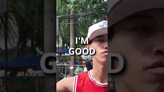 Playing Basket Ball in Manila Hood travel solotravel basketball [upl. by Salome619]