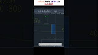 How to Make a Block in AutoCAD  AutoCAD Tutorial autocadtips aducation [upl. by Rubi]