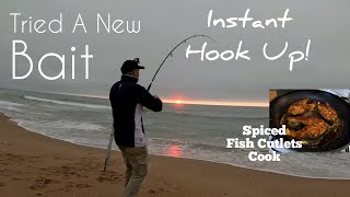 Tried A New Bait On The Beach Instant Hook Up ep119 [upl. by Nwhas367]