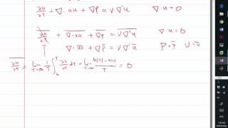 Derivation of Reynolds averaged Navier Stokes [upl. by Epilef]