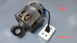 Top5 Self Running Generator at home Using Big Copper Coils [upl. by Marleen188]