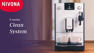 Coffee Machine Cleaning NIVONA 5 series  Clean System [upl. by Sherrer256]