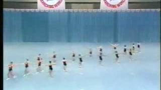 btn1601 Sekicity Sekisyoukou Highschool Baton twirlers [upl. by Lazarus]