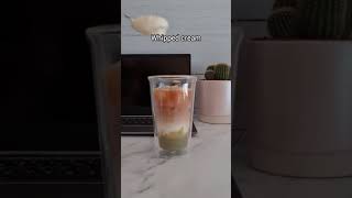 How To Make Iced Pistachio Latte  shorts [upl. by Edie9]