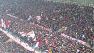 Milan  Juve 2314 Tifo Curva Sud Milano a San Siro [upl. by Burd]