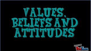 Values Beliefs and Attitudes Definitions [upl. by Friedrick451]