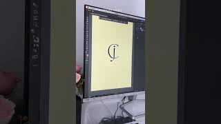 C amp I  Adobe Illustrator Logo Design 💫 logodesign designprocess adobeillustrator procreate [upl. by Salba]