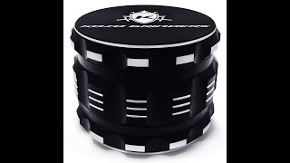 Kozo Best Herb Grinder Upgraded Version Large 4 Piece 25quot Black Aluminium [upl. by Starks]