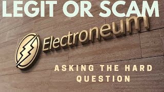 ELECTRONEUM  Legit OR Scam [upl. by Ozmo711]