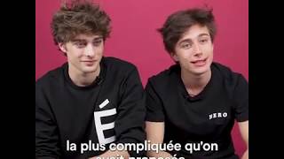 Inside Skam France avec Axel Auriant et Maxence DanetFauvel aka Lucas et Elliot eng subs [upl. by Hall]