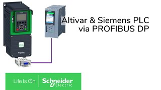 How to Set PROFIBUS Communication Between Altivar and Siemens PLCs  Schneider Electric Support [upl. by Galatia877]