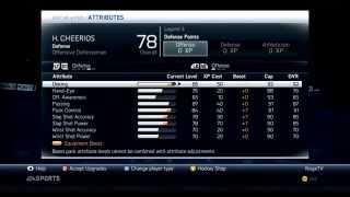 NHL 15 Top EASHL Offensive Defenseman Build Legend 3 [upl. by Eerahs]