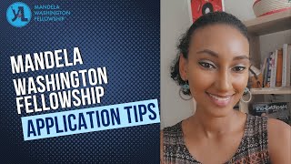 Mandela Washington Fellowship Application Tip [upl. by Emalee]