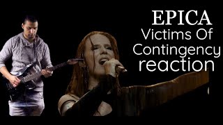 EPICA  Victims Of Contingency  ΩMEGA ALIVE OFFICIAL VIDEO reaction [upl. by Felt]