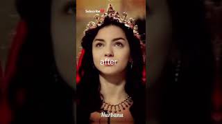 The Nurbanu Sultan👑💫before and after nurbanusultan hurrem sultan power beforeafter edit queen [upl. by Tristam]