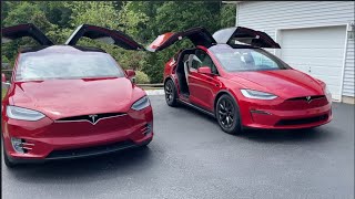 Comparing 2019 with 2022 Tesla Model X [upl. by Ervin]