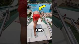 Insane Jump on the World’s Tallest Waterslide🤯😳 [upl. by Ailenroc]