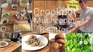 Mushroom Risotto Perfection  Simple Delicious Crockpot express  Pressure Cooked wonder [upl. by Cheston]