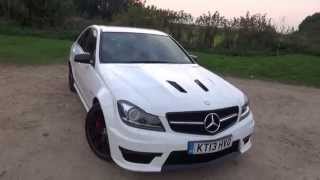 MercedesBenz C63 AMG quotEdition 507quot  Introduction amp Revs [upl. by Bryner]