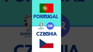 Portugal VS Czechia  EURO 2024 [upl. by Stu]