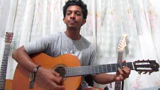 Oba Dan Keewath Kandulu Sala Guitar Cover by tm [upl. by Minton]