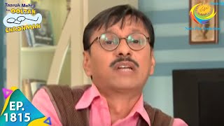 Taarak Mehta Ka Ooltah Chashmah  Episode 1815  Full Episode [upl. by Jazmin490]