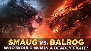 BALROG vs SMAUG  Who Would Win In DEADLY FIGHT [upl. by Hoffer]