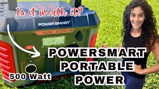 READY FOR EMERGENCIES POWERSMART PS5150 PORTABLE POWER 500 WATT [upl. by Anitnatsnok152]