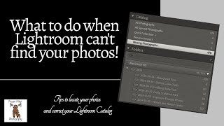 How to find missing photos in Lightroom [upl. by Ayidan]