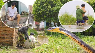 EMERGENCY  Rescue a man attacked by a python  Help clean the house for him [upl. by Zeuqram775]