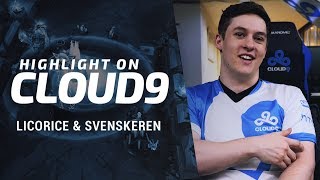 HighLight on Cloud9  Licorice and Svenskeren vs TSM [upl. by Tidwell]