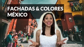 🎨 COLORES Mexicanos para CASAS 🇲🇽🎨 Fachadas e INTERIORES Coloniales [upl. by Akired]