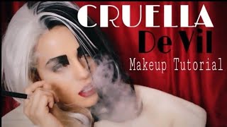 Once Upon A Time  Cruella De Vil Makeup Tutorial [upl. by Negyam526]