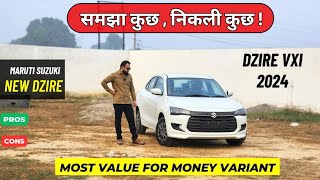 New Maruti Suzuki Dzire vxi 2024  Dzire vxi cng  New Dzire  Most Value Fore Money variant [upl. by Attennaj]