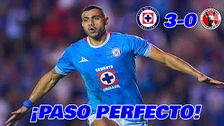 CRUZ AZUL CON PASO PERFECTO EN LIGA MX JORNADA 3 APERTURA 2024 🏆 EN ZONA FUT [upl. by Bartel]