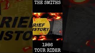 The Smiths 1986 Tour Rider 1  Band Bus Requirements [upl. by Binette]