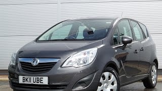 2011 11 Vauxhall Meriva 17 CDTI EXCLUSIV MPV AUTO [upl. by Burchett187]