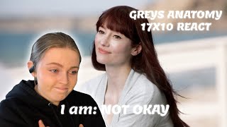 watch me being a sobbing mess over lexie greys return in my Greys Anatomy 17x10 react [upl. by Botti]