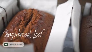 Gingerbread Loaf with Fresh Ginger  Easy Recipe [upl. by Irahk]