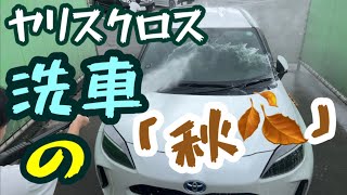 【ヤリスクロス】読書の秋、食欲の秋、洗車の秋🍂【ガラスコーティング】 [upl. by Sailesh826]