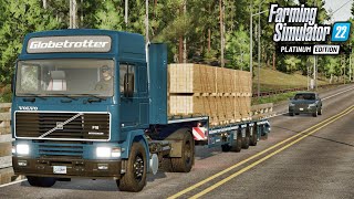 Trucking amp Autoloading on Silverrun Forest  Farming Simulator 22 [upl. by Enyalb]