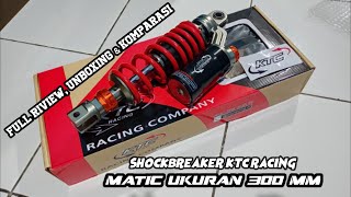 SHOCK BREAKER KTC RACING 300 MM HONDA BEAT  YAMAHA MIO‼️ [upl. by Janela]