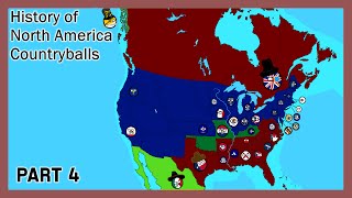 History of North America Countryballs  Part 4  American Civil War [upl. by Sterling]