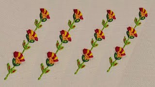 Learn How to Do a 3D Flower  Hand Embroidery by Little Embroidery [upl. by Anirrak]