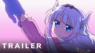 Miss Kobayashi’s Dragon Maid A lonely dragon wants to be loved  Official Trailer  AniTV [upl. by Musihc407]