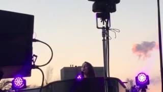 Sara Bareilles singing BRAVE acoustic [upl. by Maclaine656]