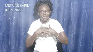 JESUS RESURRECTION BIBLE STORY IN SIGN LANGUAGE BY METRINE KARIE [upl. by Chuu]